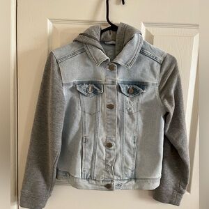 Women’s small jean jacket hoodie
